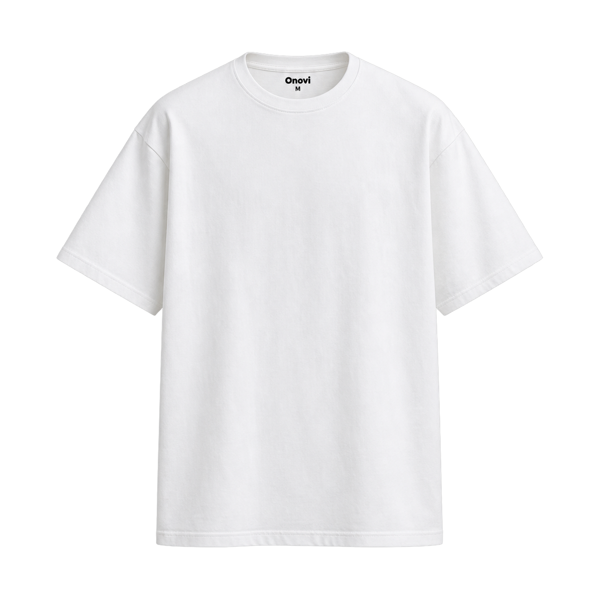 Coffee typography oversized T-shirt - white front