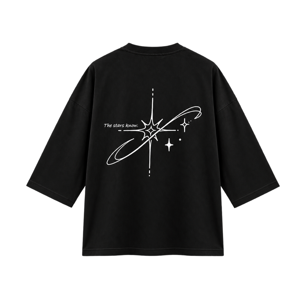 The Stars Know - Long Sleeve Oversized T-shirt
