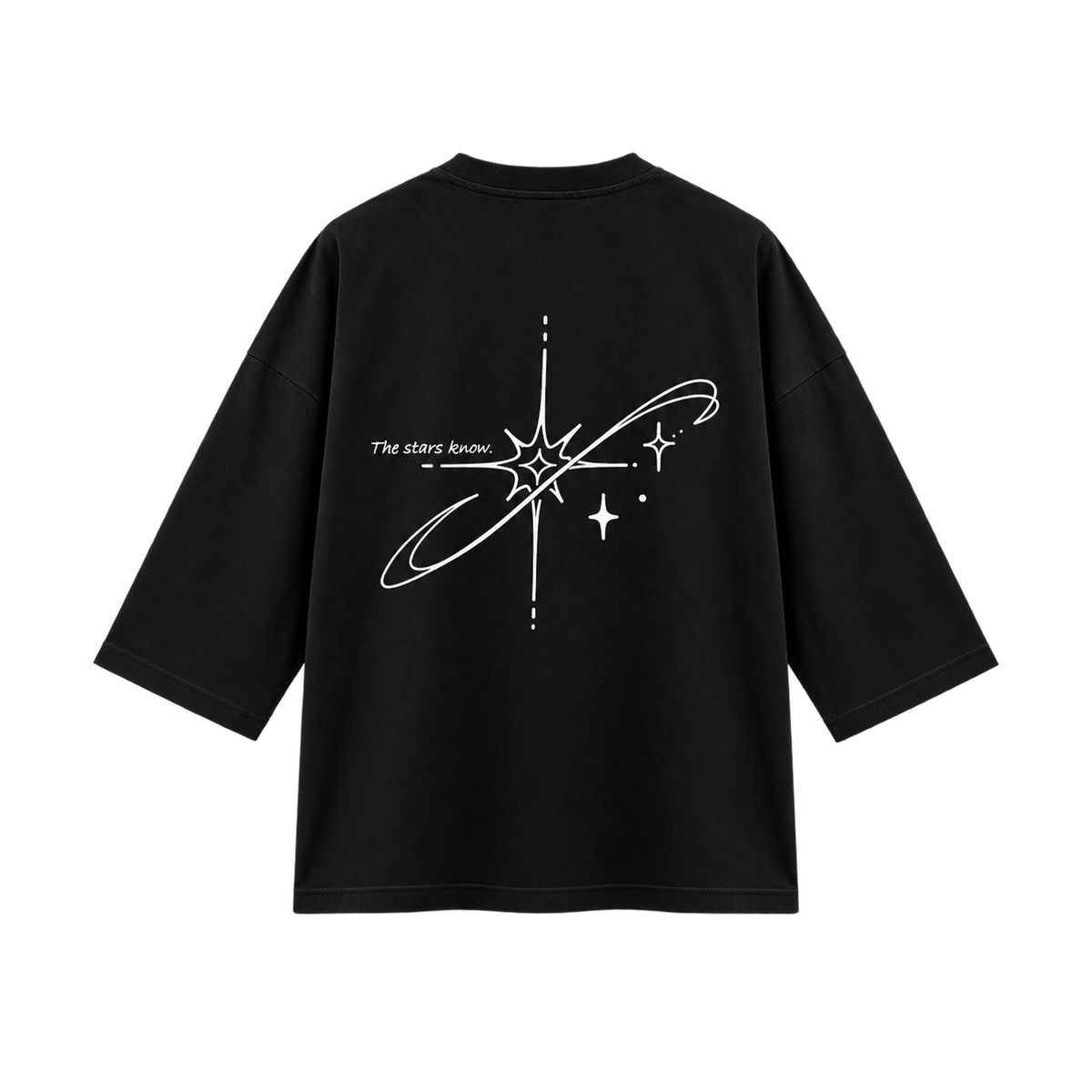 The Stars Know - Long Sleeve Oversized T-shirt