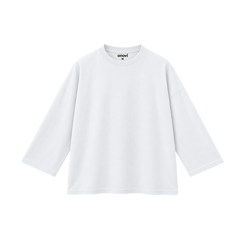 More than coffee long sleeve oversized T-shirt - front