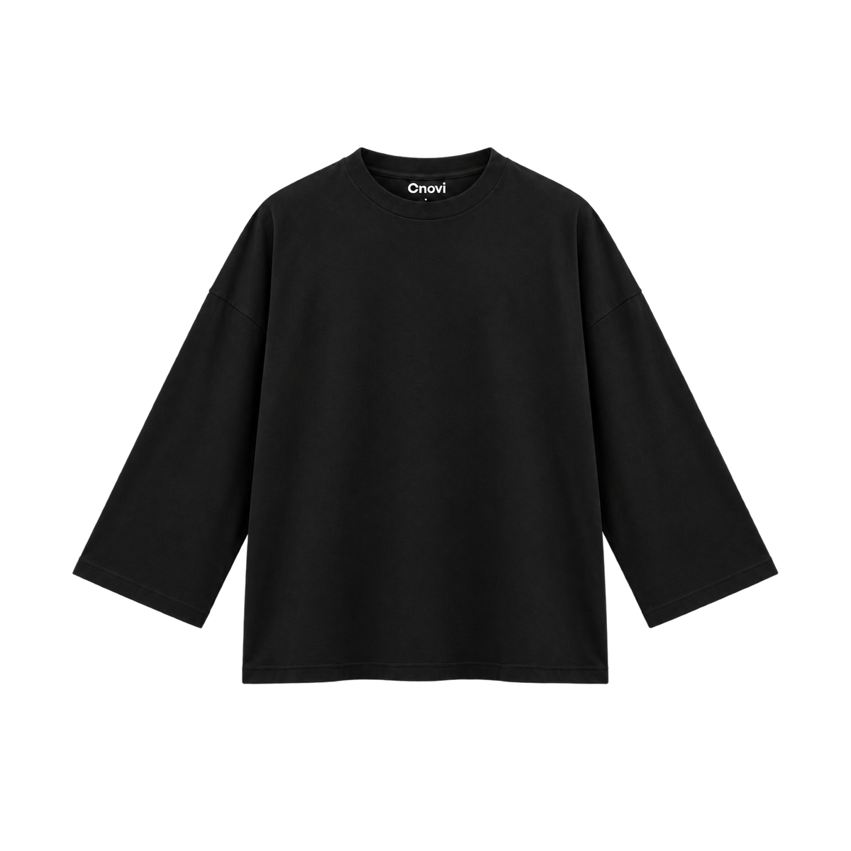 Mountain night long sleeve oversized T-shirt - front